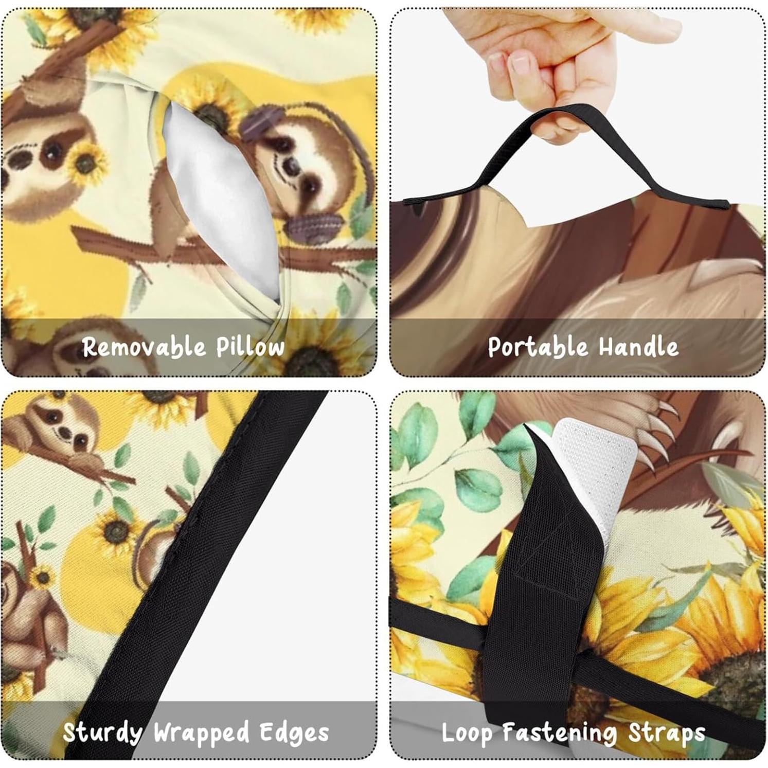 Colchoneta Infantil Nebcog 152.4x50.8cm con Almohada y Manta