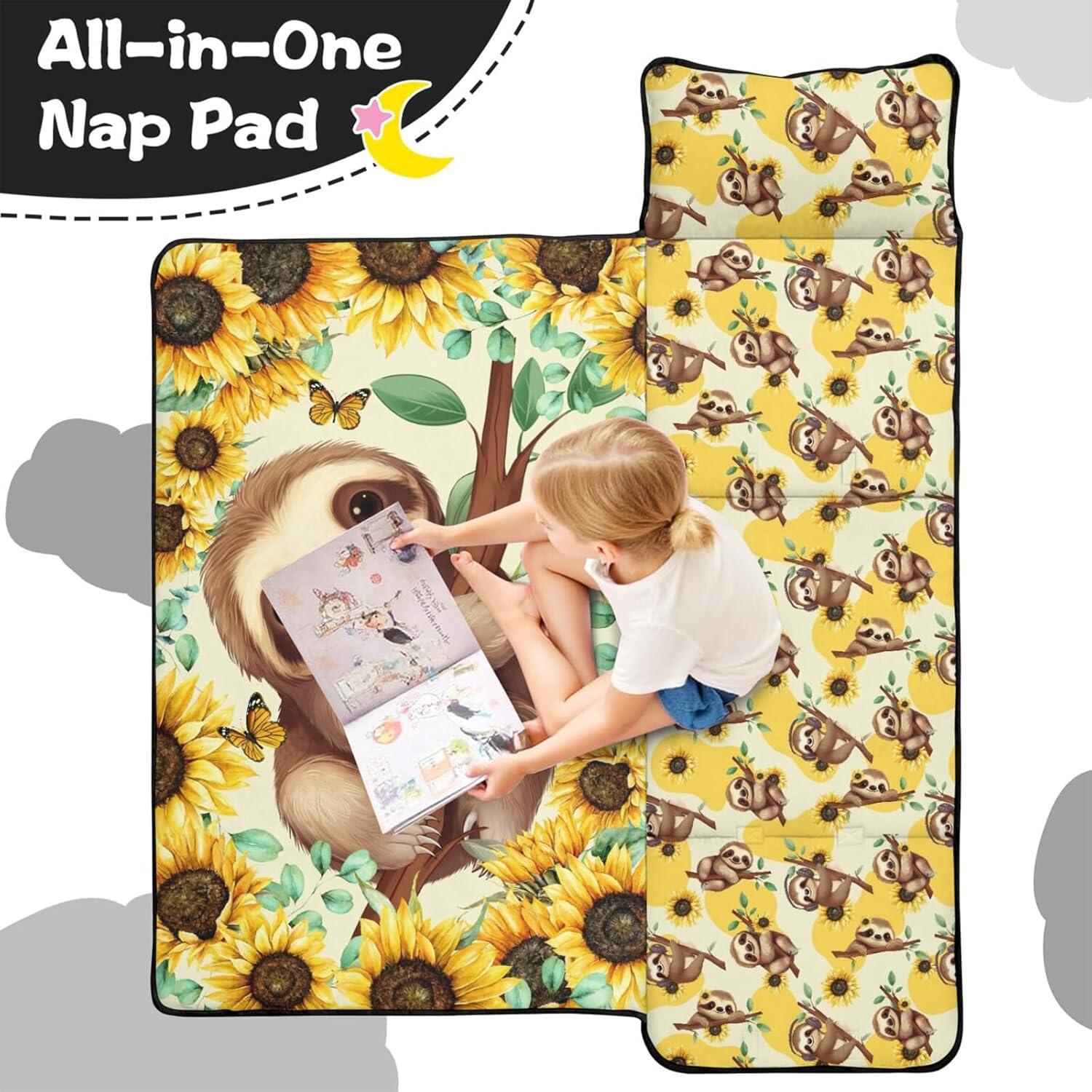 Colchoneta Infantil Nebcog 152.4x50.8cm con Almohada y Manta