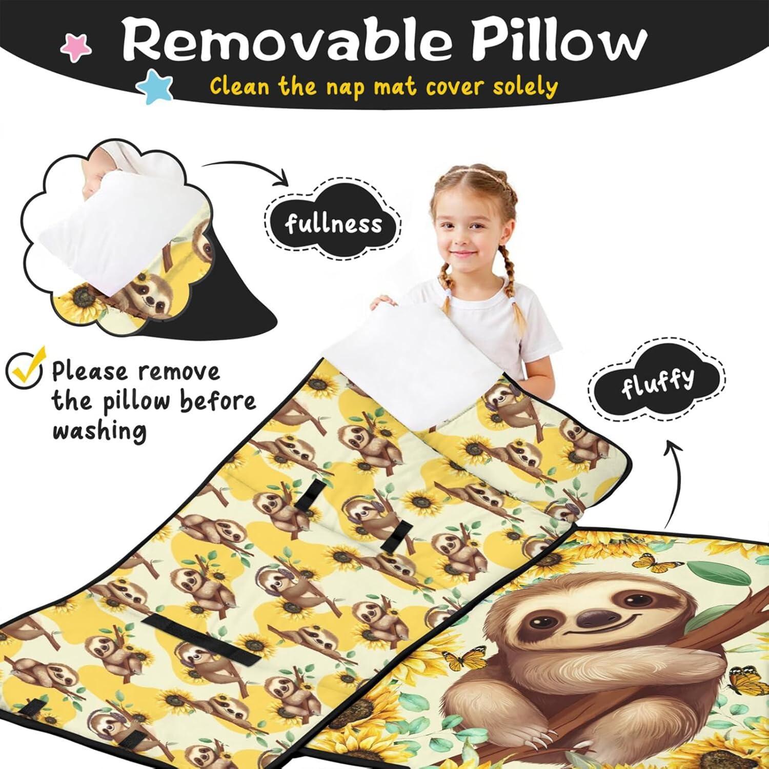 Colchoneta Infantil Nebcog 152.4x50.8cm con Almohada y Manta