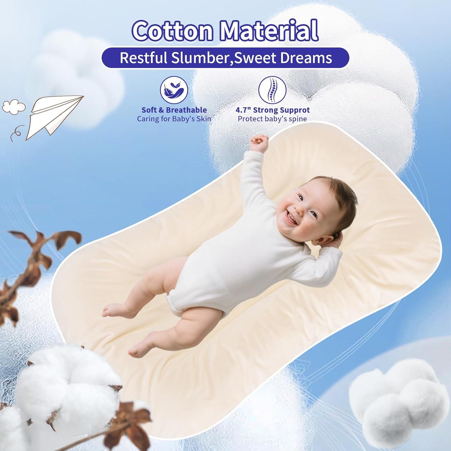 Alfombra de Juego para Bebés Vicorise 100% Algodón 75x45 cm