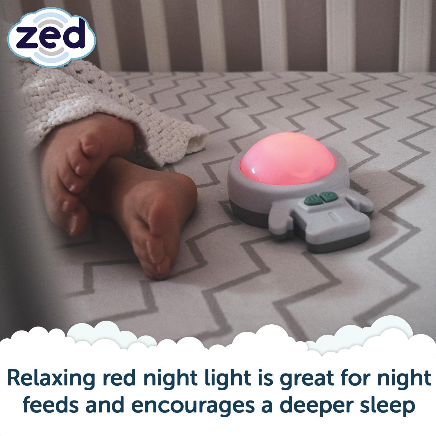 Zed by Rockit - Baby Sleep Aid Helps Your Baby Sleep, 6 Vibration Modes and Calming Red Light, Place on Any Mattress, Suitable for Cribs, Moses Baskets, Cots and Beds from Newborn