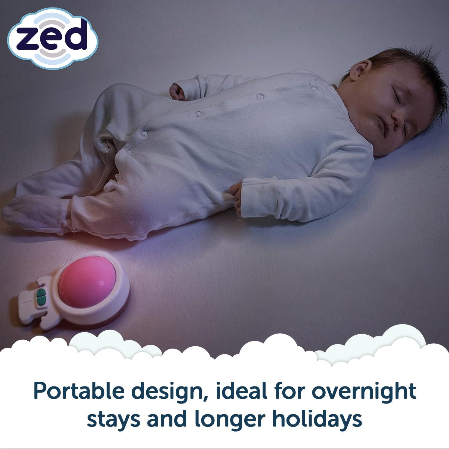 Zed by Rockit - Baby Sleep Aid Helps Your Baby Sleep, 6 Vibration Modes and Calming Red Light, Place on Any Mattress, Suitable for Cribs, Moses Baskets, Cots and Beds from Newborn