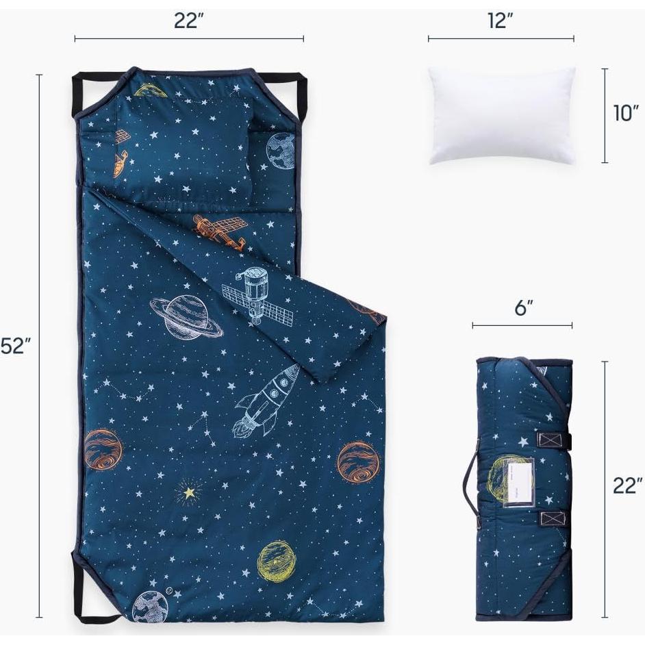 Esterilla de Siesta Despertar en Nubes 132x56 cm Marino