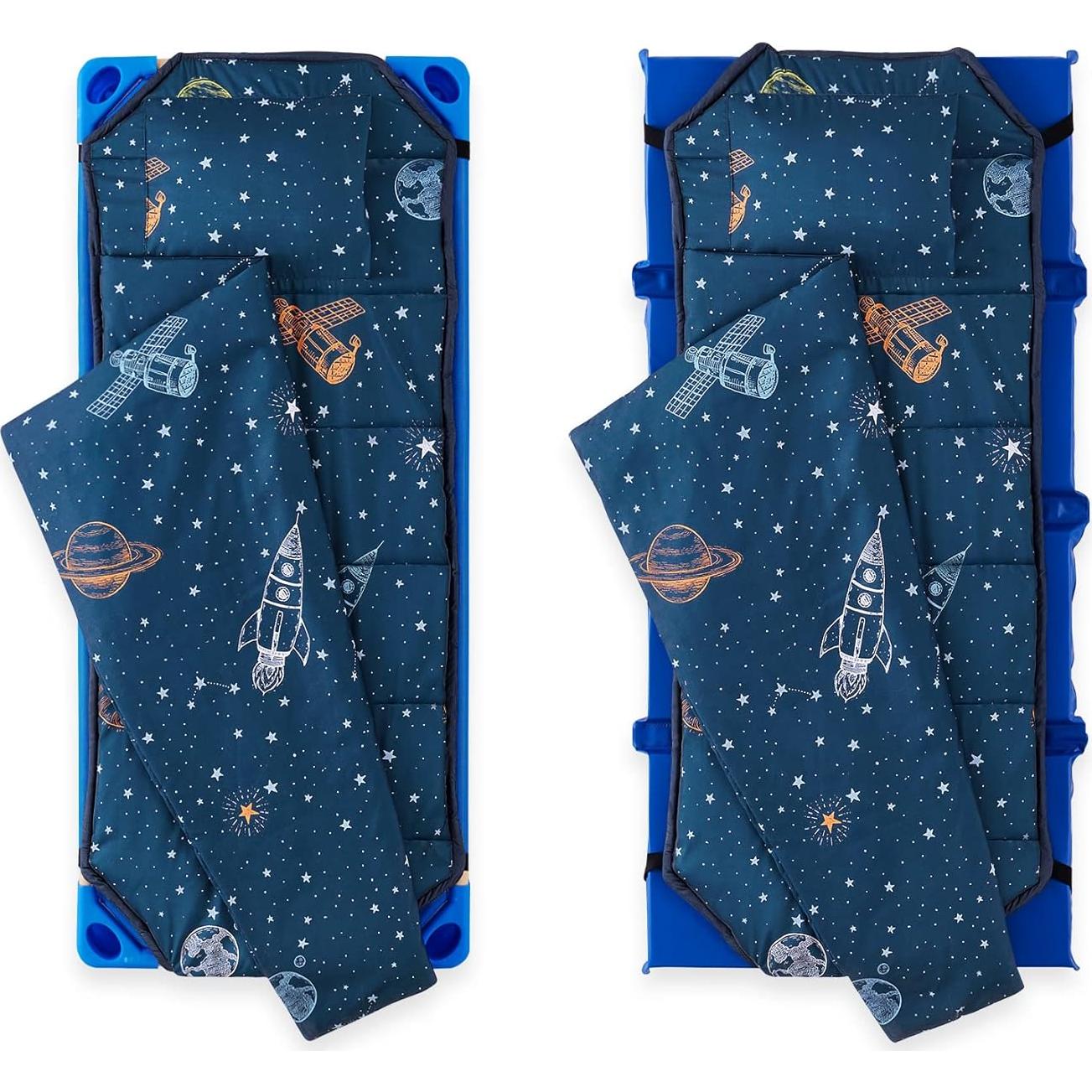 Esterilla de Siesta Despertar en Nubes 132x56 cm Marino