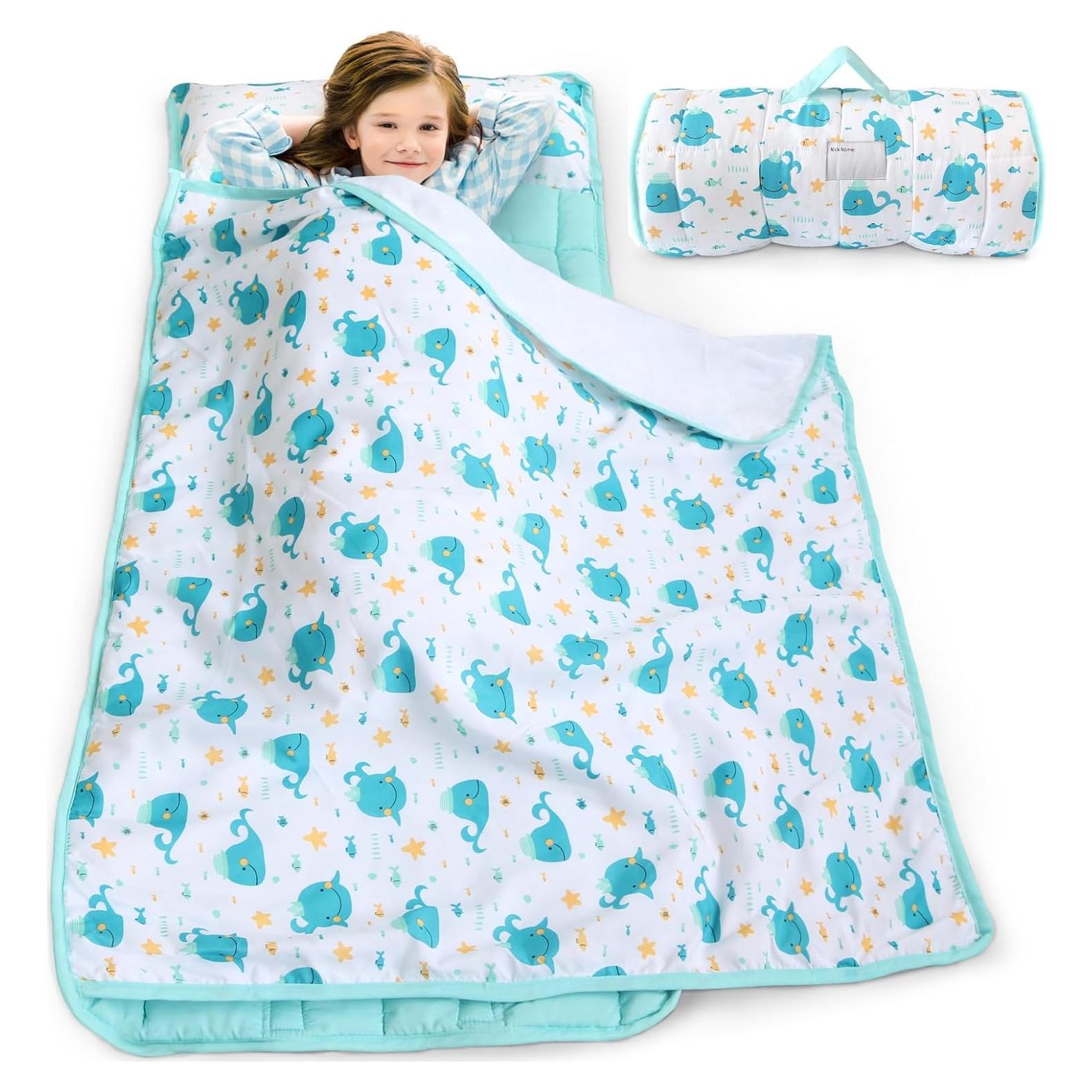 Colchoneta para Siesta Niños Biloban 127x53 cm con Almohada