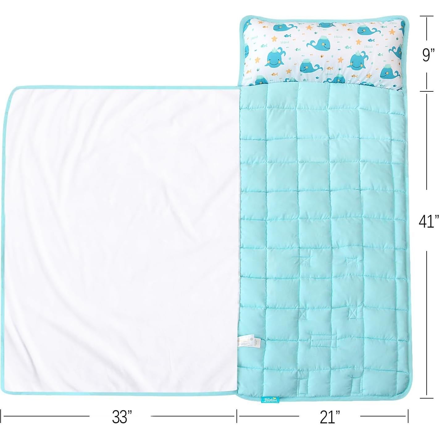 Colchoneta para Siesta Niños Biloban 127x53 cm con Almohada