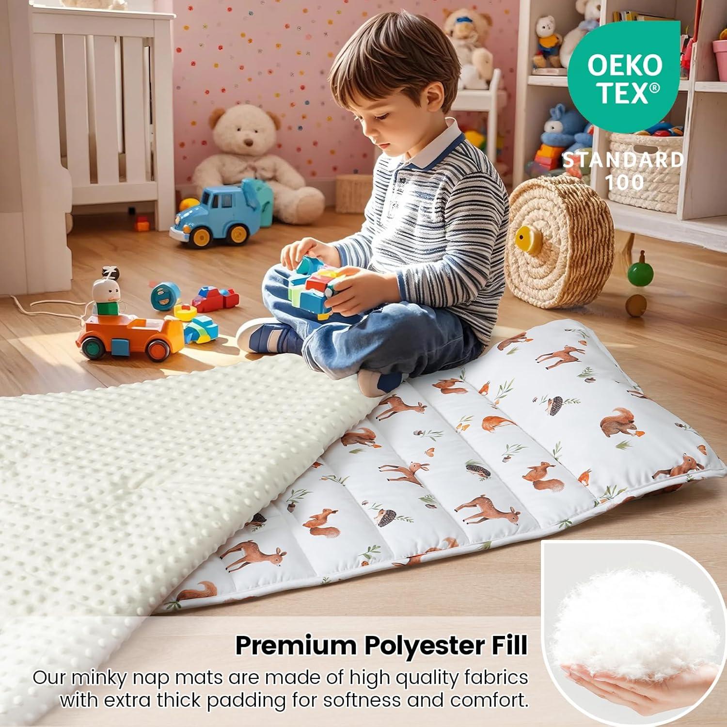 Manta de Siesta para Niños David 127x51cm Animales del Bosque