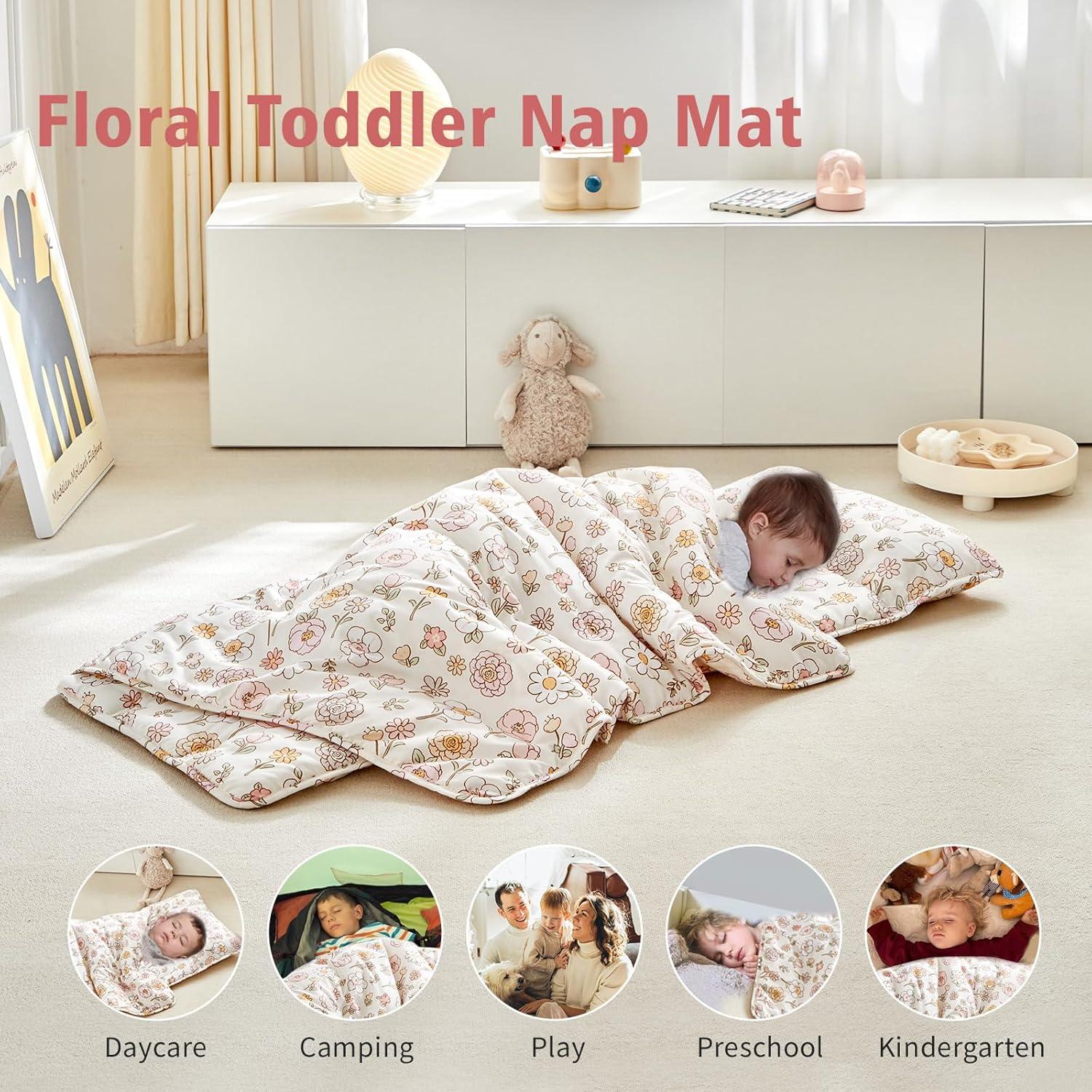 Colchoneta para Siesta Niños DuShow Floral 134.6x53.3cm