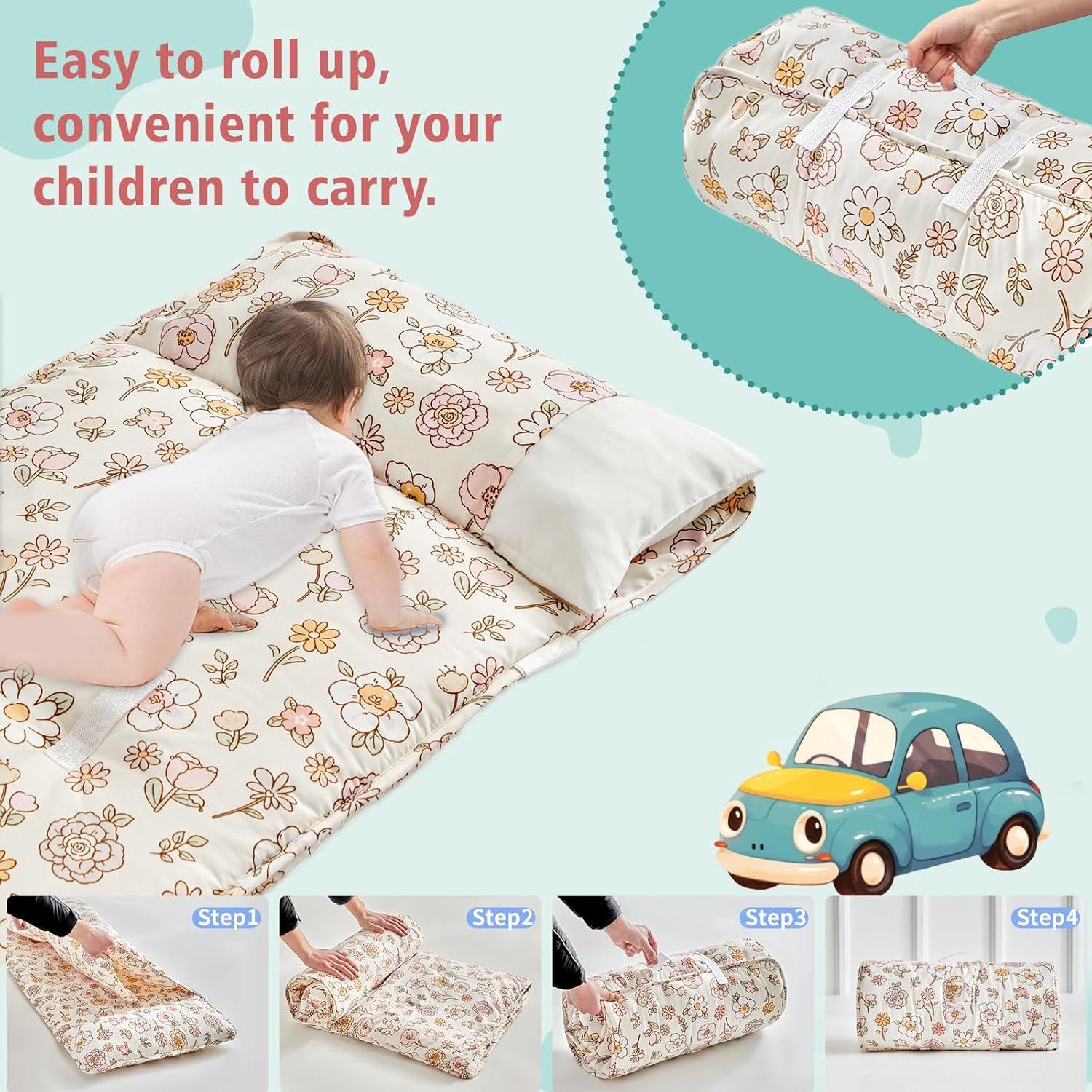 Colchoneta para Siesta Niños DuShow Floral 134.6x53.3cm