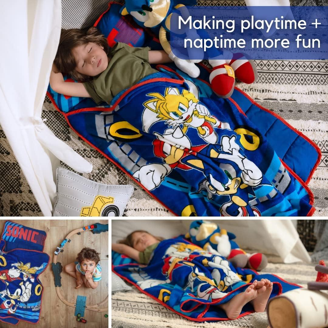 Tapete de Siesta Sonic Franco 60x114 cm con Almohada y Manta