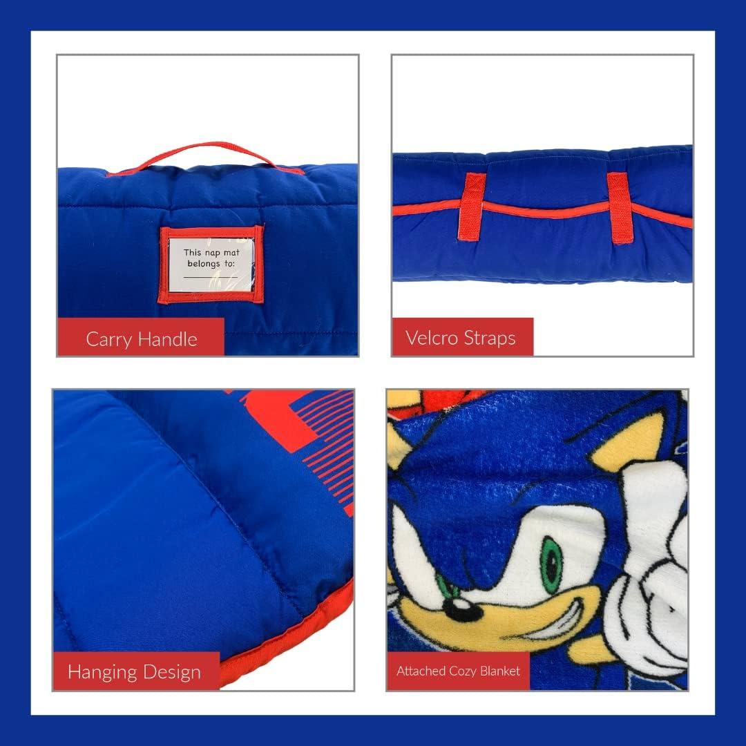 Tapete de Siesta Sonic Franco 60x114 cm con Almohada y Manta