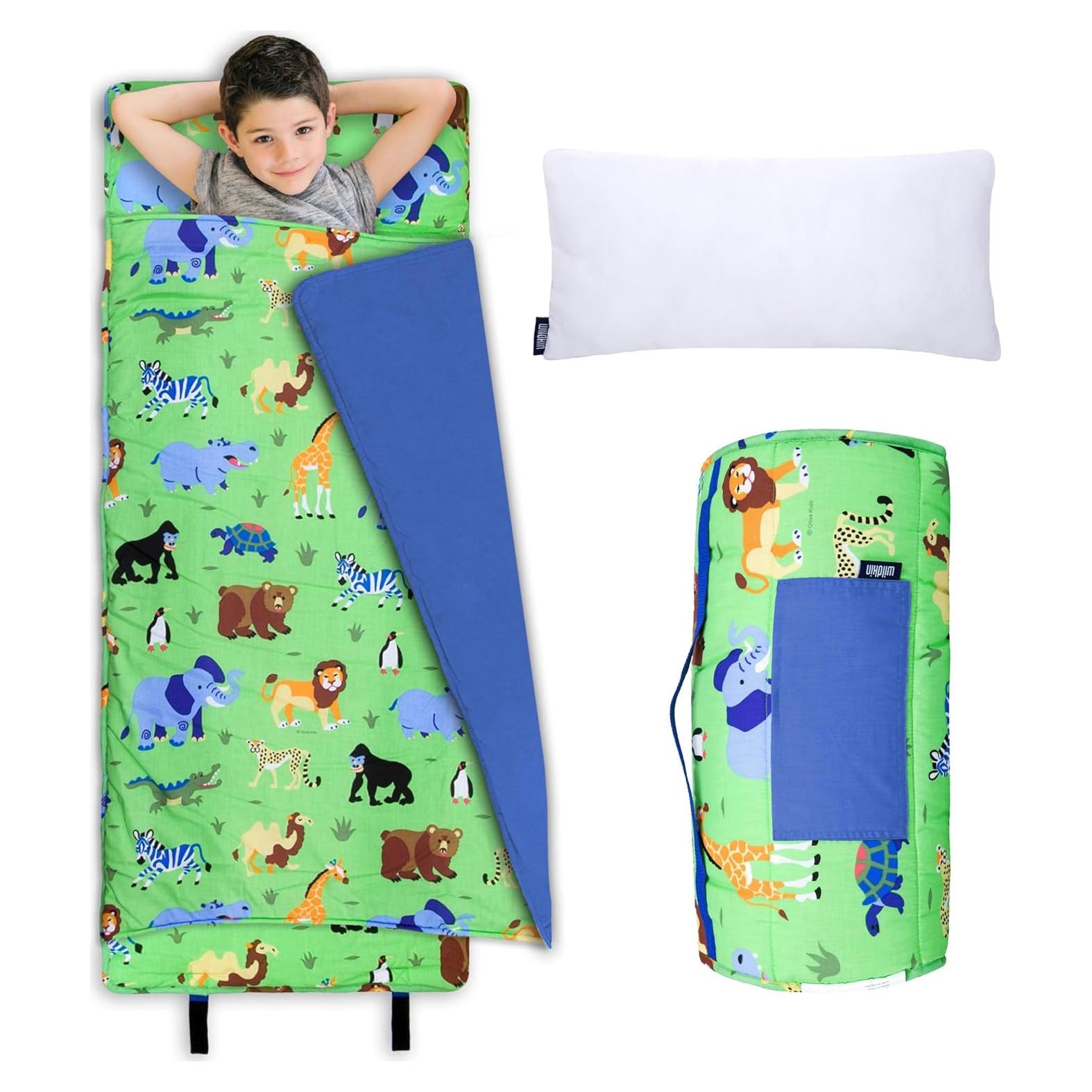 Manta de Siesta Wildkin para Niños - Animales Salvajes 127x51cm