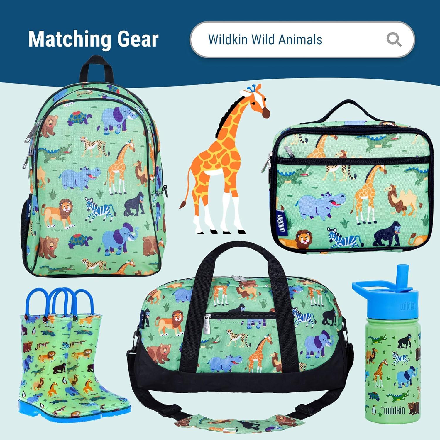 Manta de Siesta Wildkin para Niños - Animales Salvajes 127x51cm