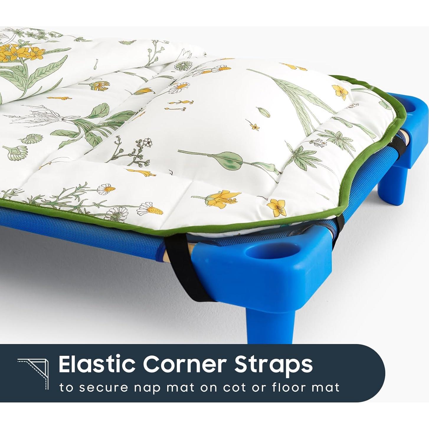 Esterilla de Siesta Despertar en Nube - Microfibra Floral para Niños