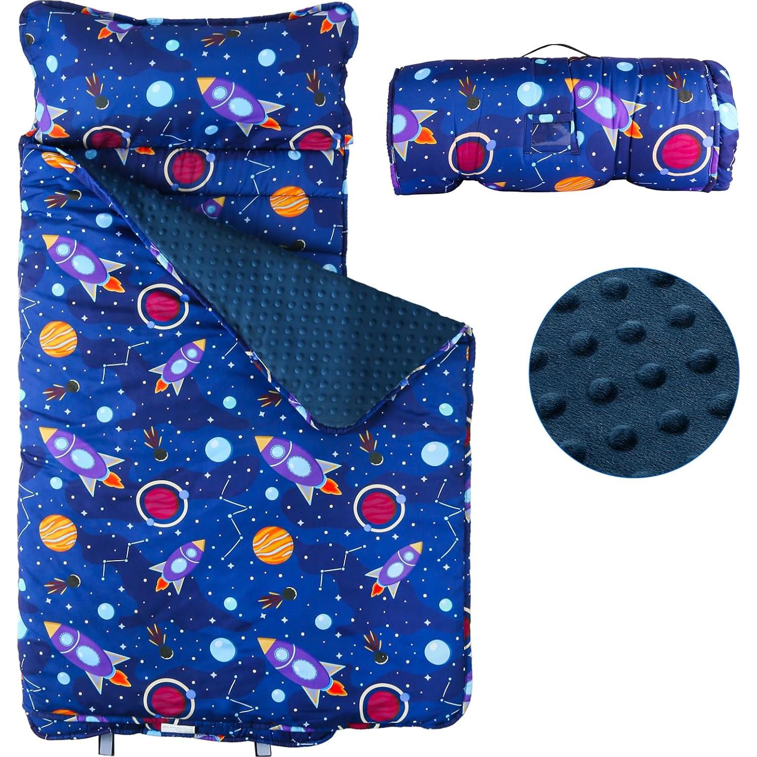 Colchoneta para Siesta Niños Orrhomi SD001 Azul Cohete