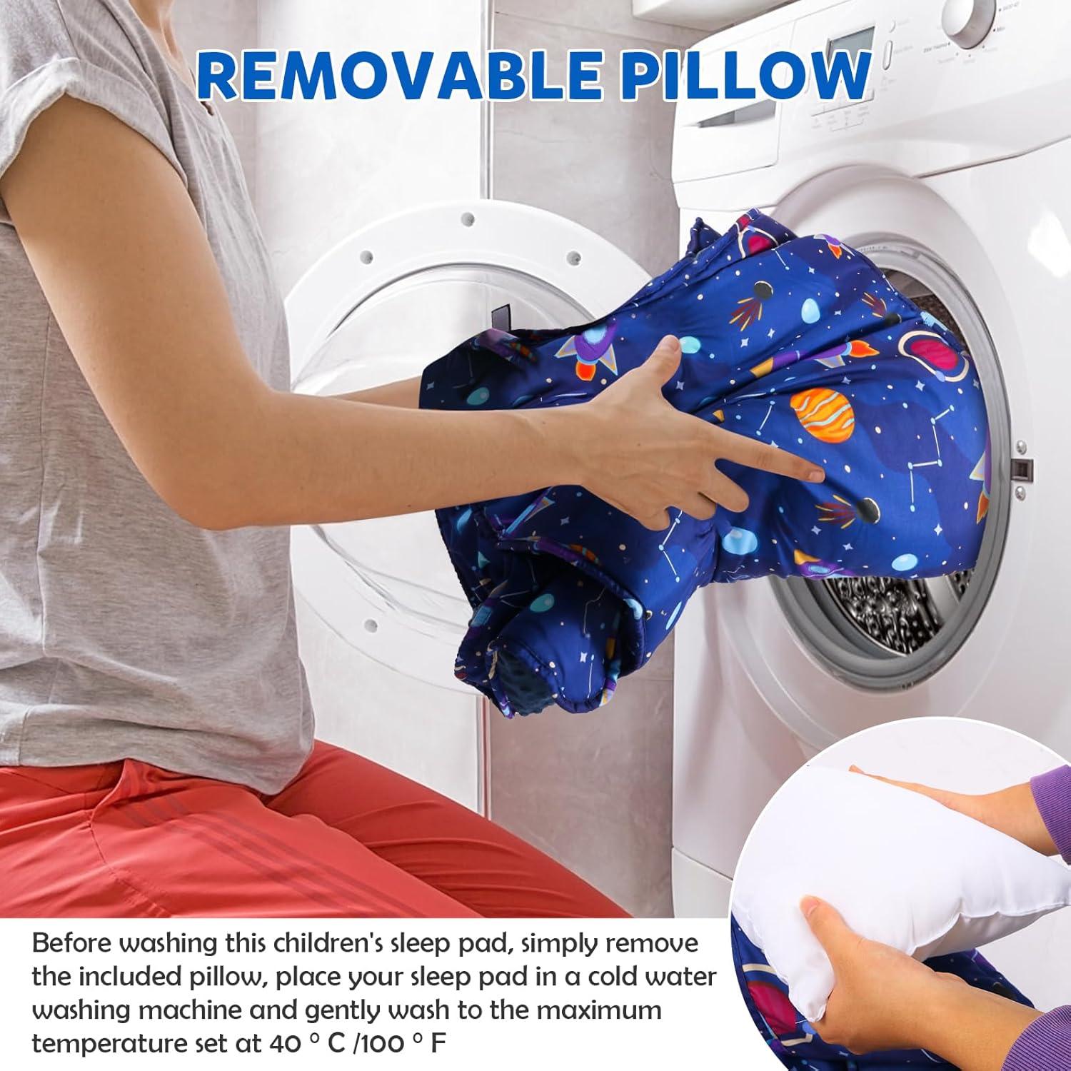 Colchoneta para Siesta Niños Orrhomi SD001 Azul Cohete