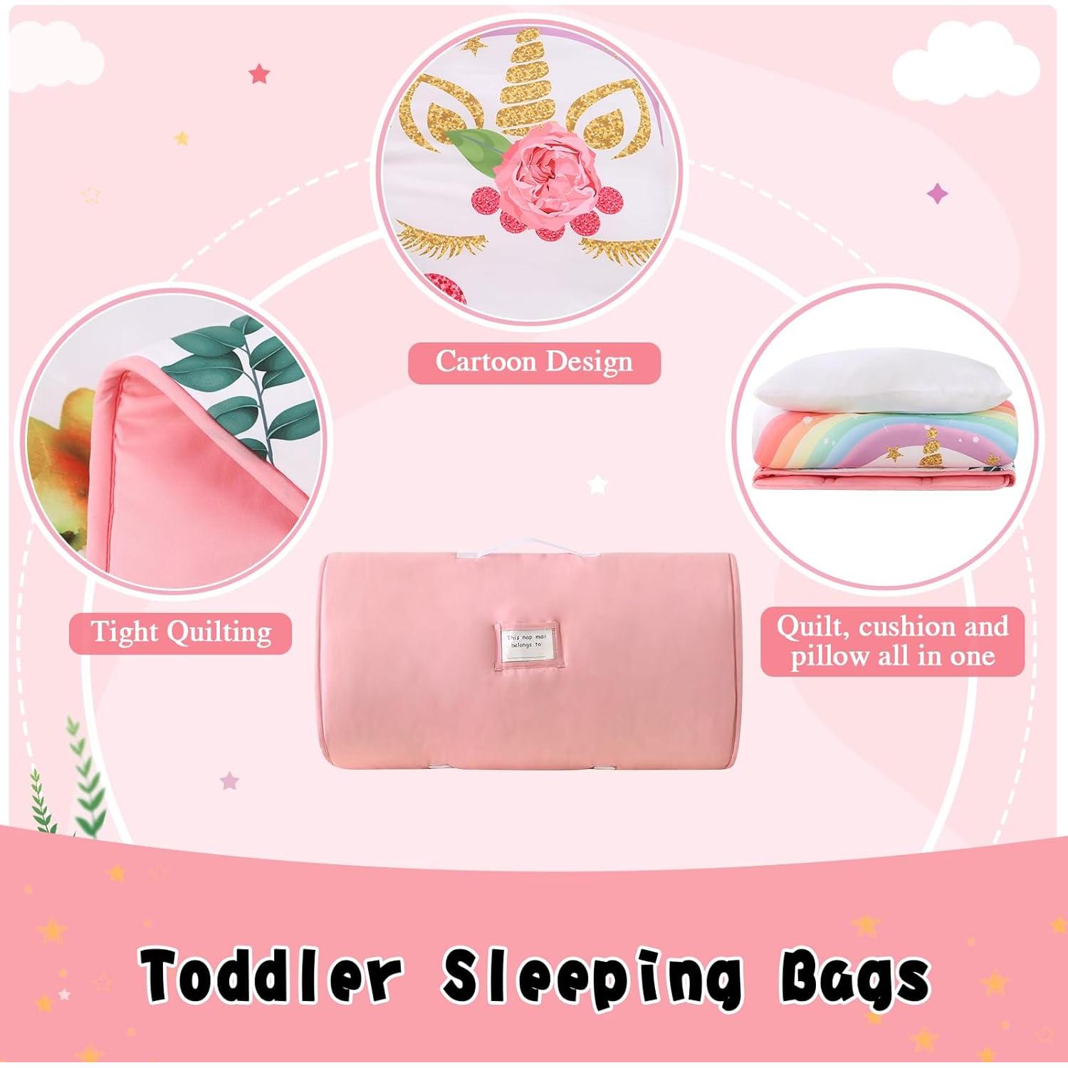 Colchoneta para Siesta Wowelife Rosa Unicornio 127x51 cm