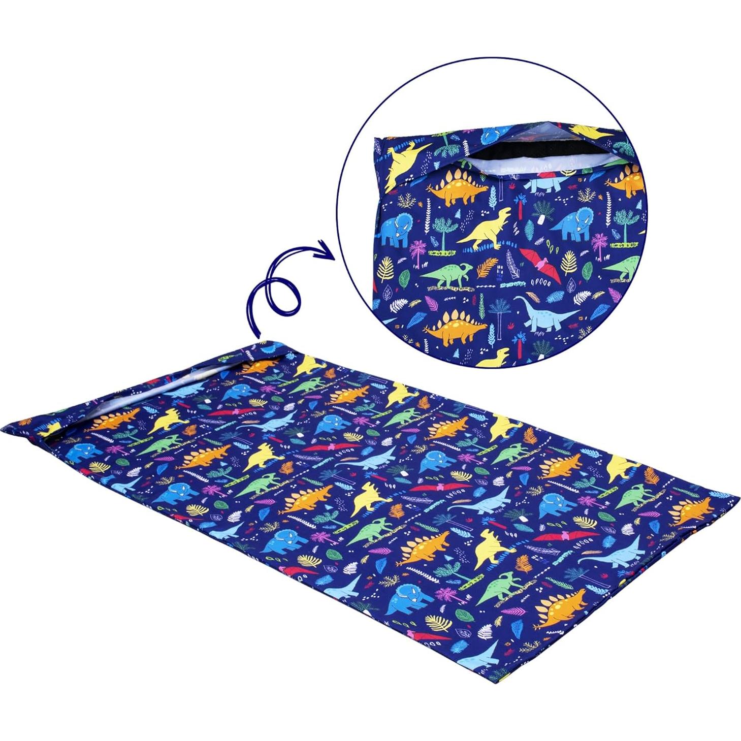 Funda de Esteras Suyfhdc para Niños 119x56 cm Dinosaurio