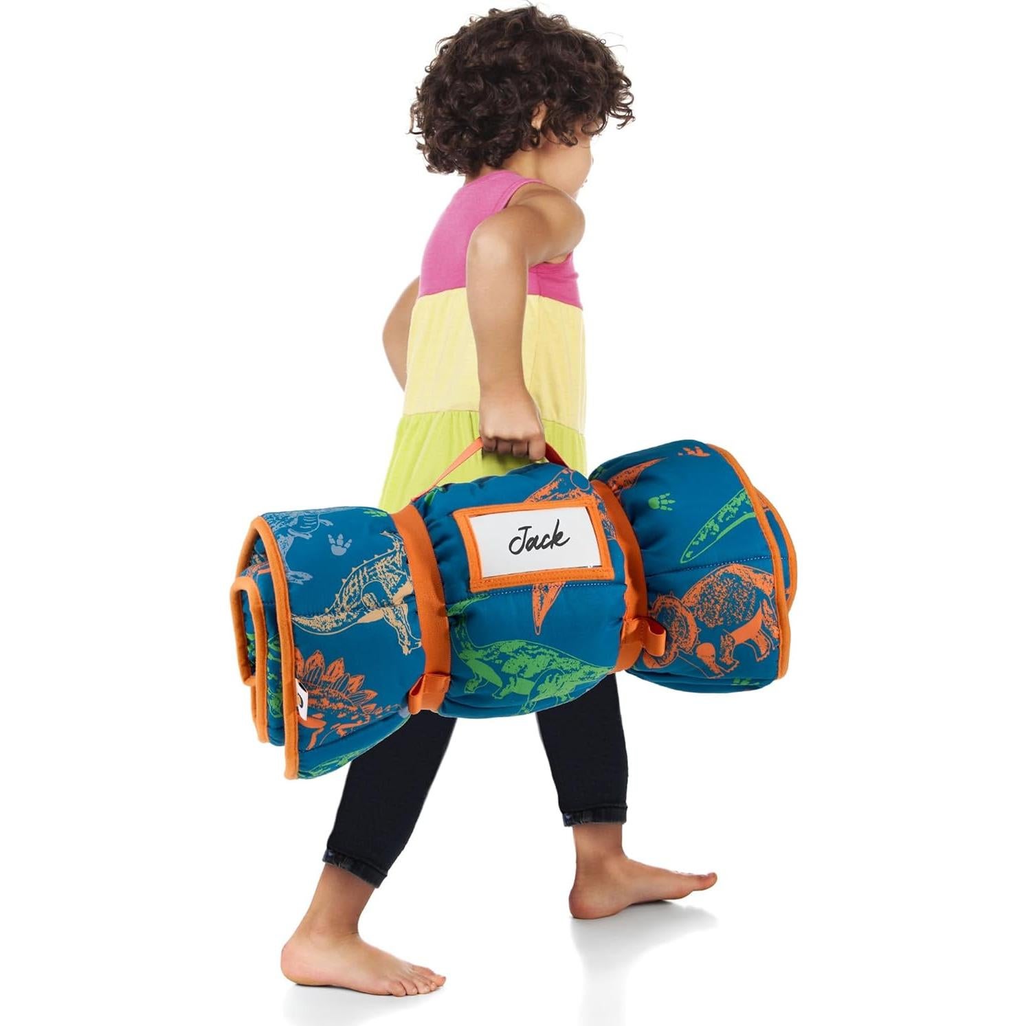 Manta de Siesta para Niños Deppon con Almohada y Diseño Dinosaurios