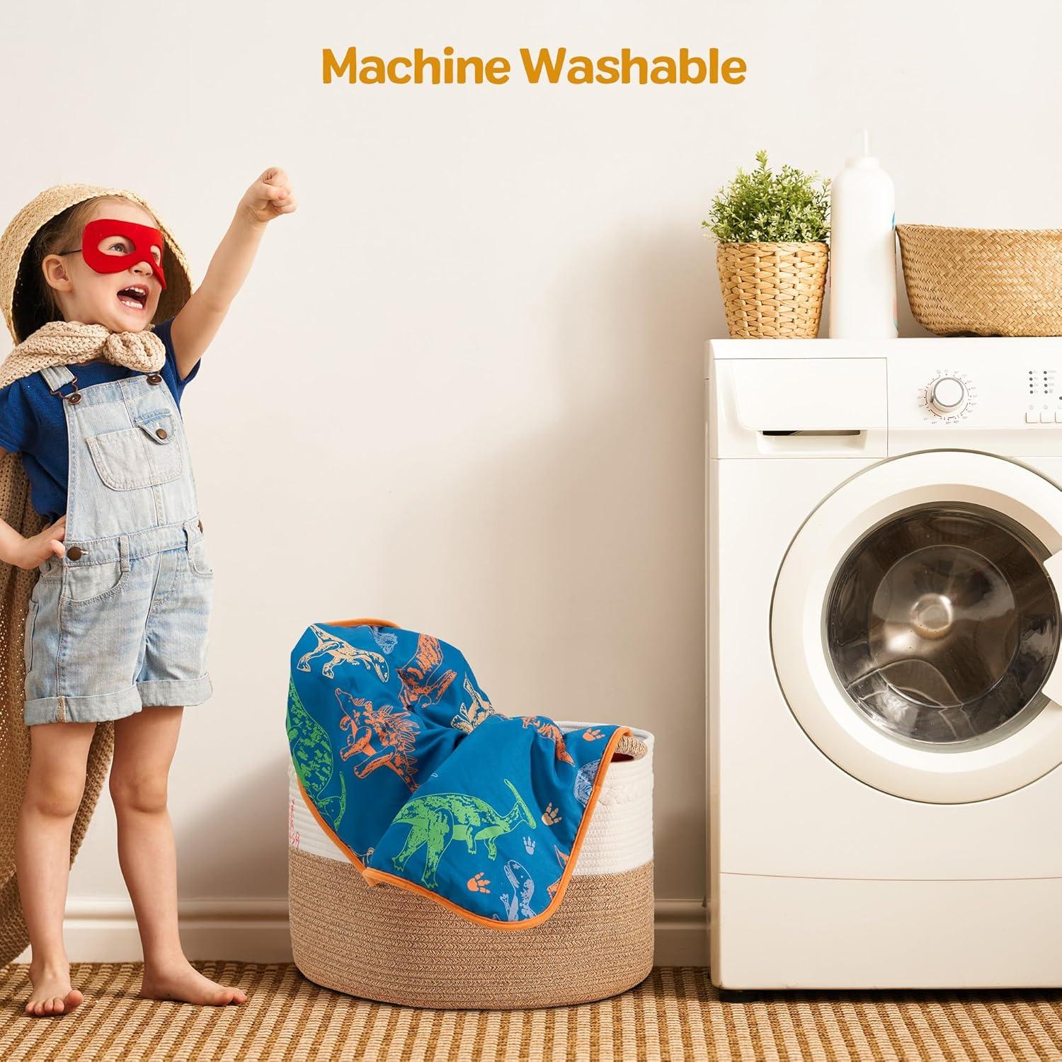 Manta de Siesta para Niños Deppon con Almohada y Diseño Dinosaurios