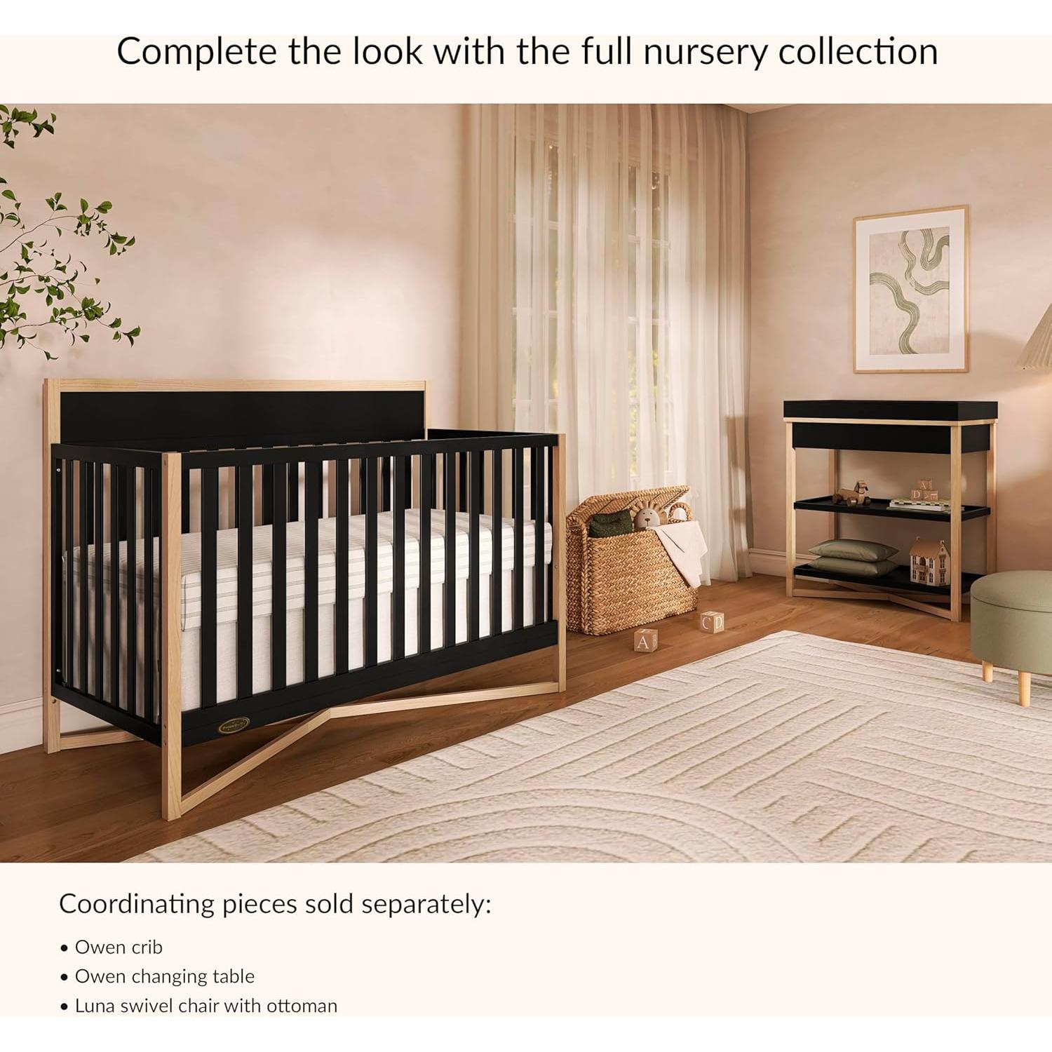 Cuna Convertible Dream On Me Owen 5-en-1 Negro Mate