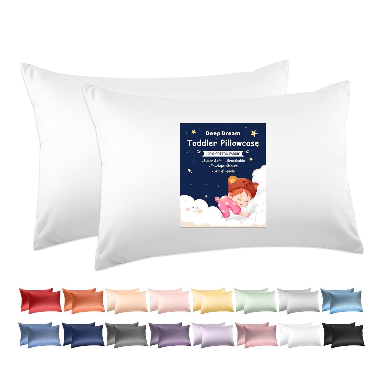 Funda de Almohada Algodón 100% Sueño Profundo 33x46 cm