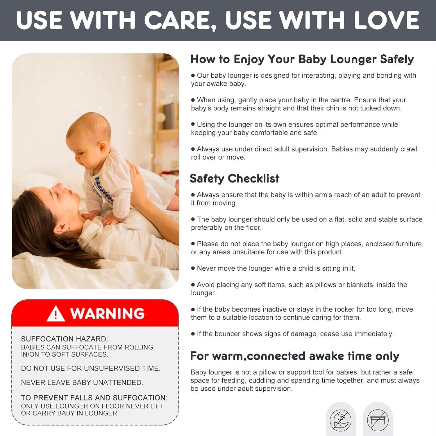 Cojín Plegable para Bebé UGRASEA - Cuna Portátil Dinosaurio Azul