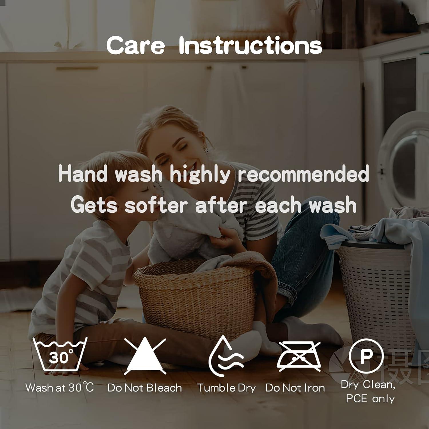 Funda de Almohada de Algodón Orgánico Zenssia 33x46 cm Rayas Azules