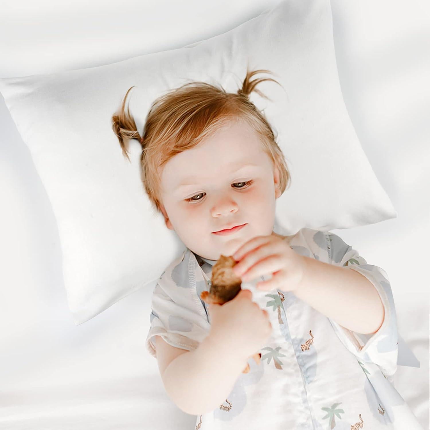 Funda de Almohada de Algodón Orgánico Zenssia 33x46 cm Rayas Azules