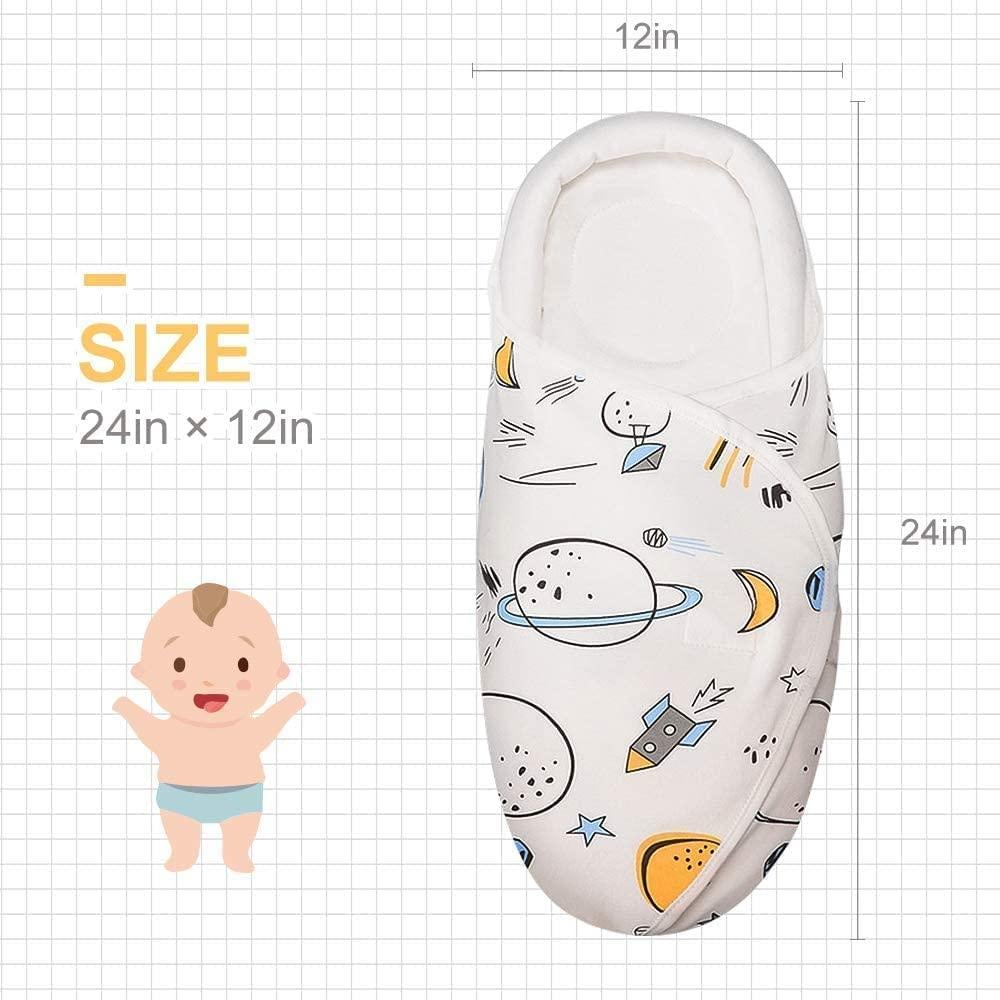 Manta de Envoltura para Bebés Knirose 100% Algodón 0-3 Meses