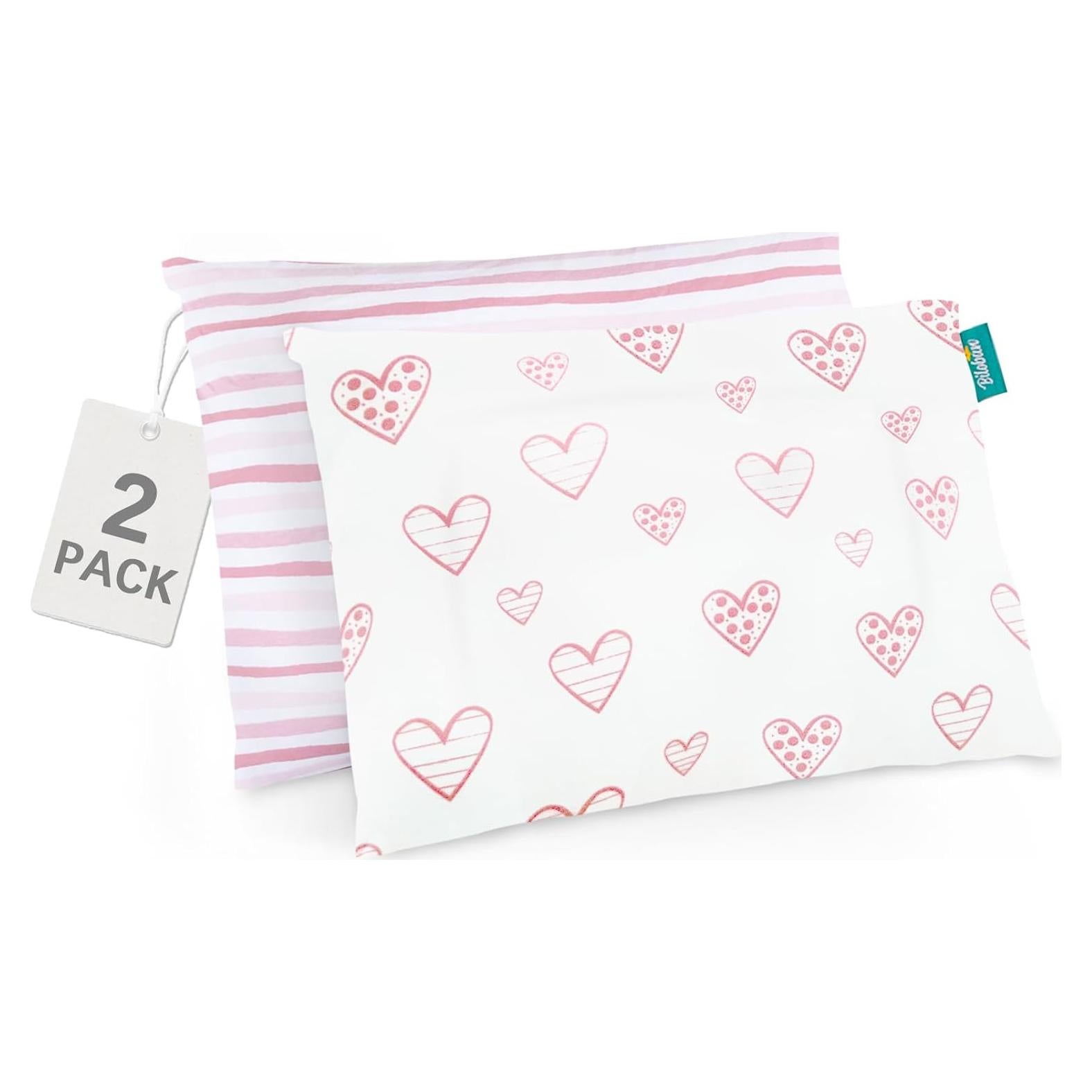 Funda de Almohada Biloban para Niños 100% Algodón 35.6x48.3 cm Rosa