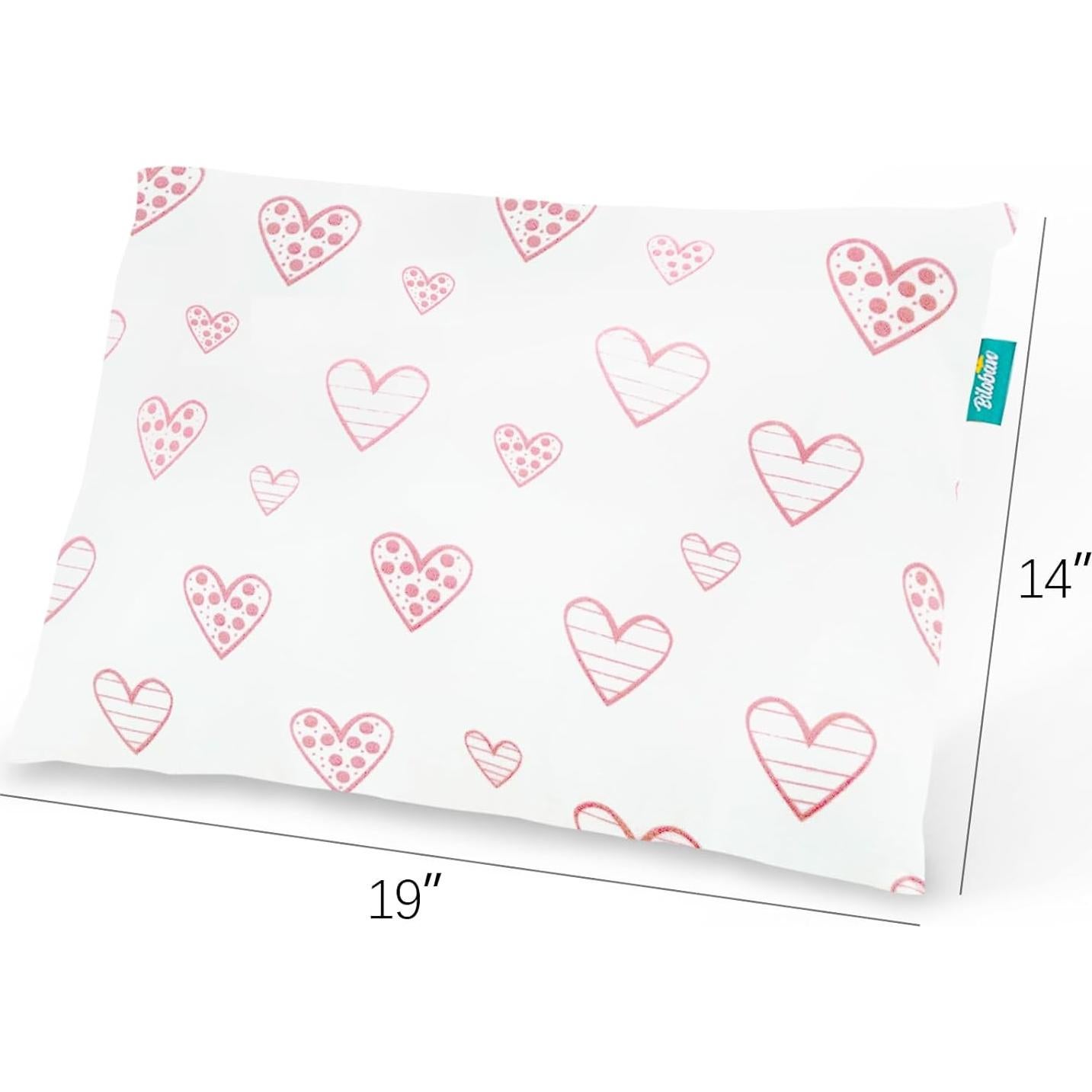 Funda de Almohada Biloban para Niños 100% Algodón 35.6x48.3 cm Rosa