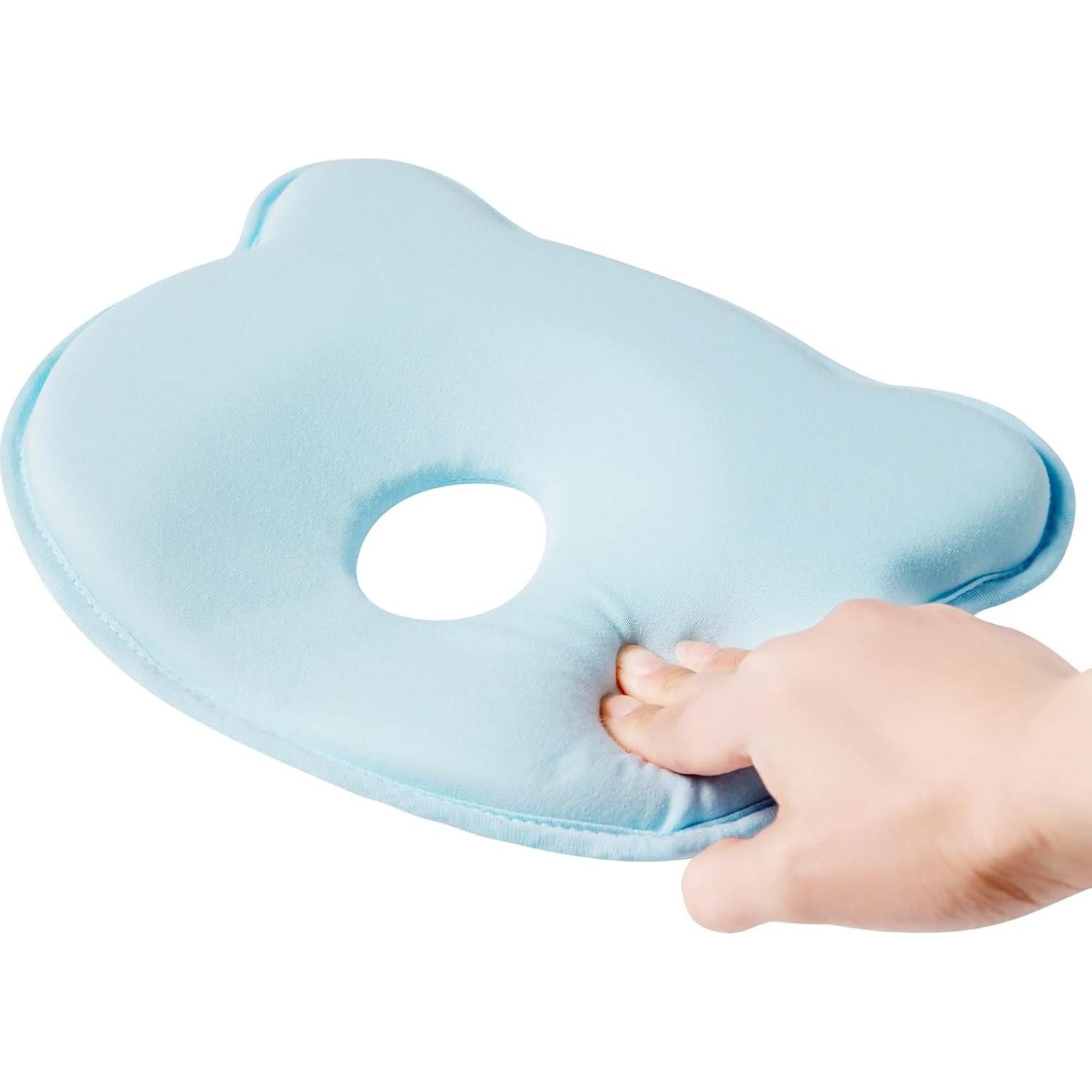 Almohada de Espuma de Memoria TinyTotsJoy para Bebés 24.9x21.8cm