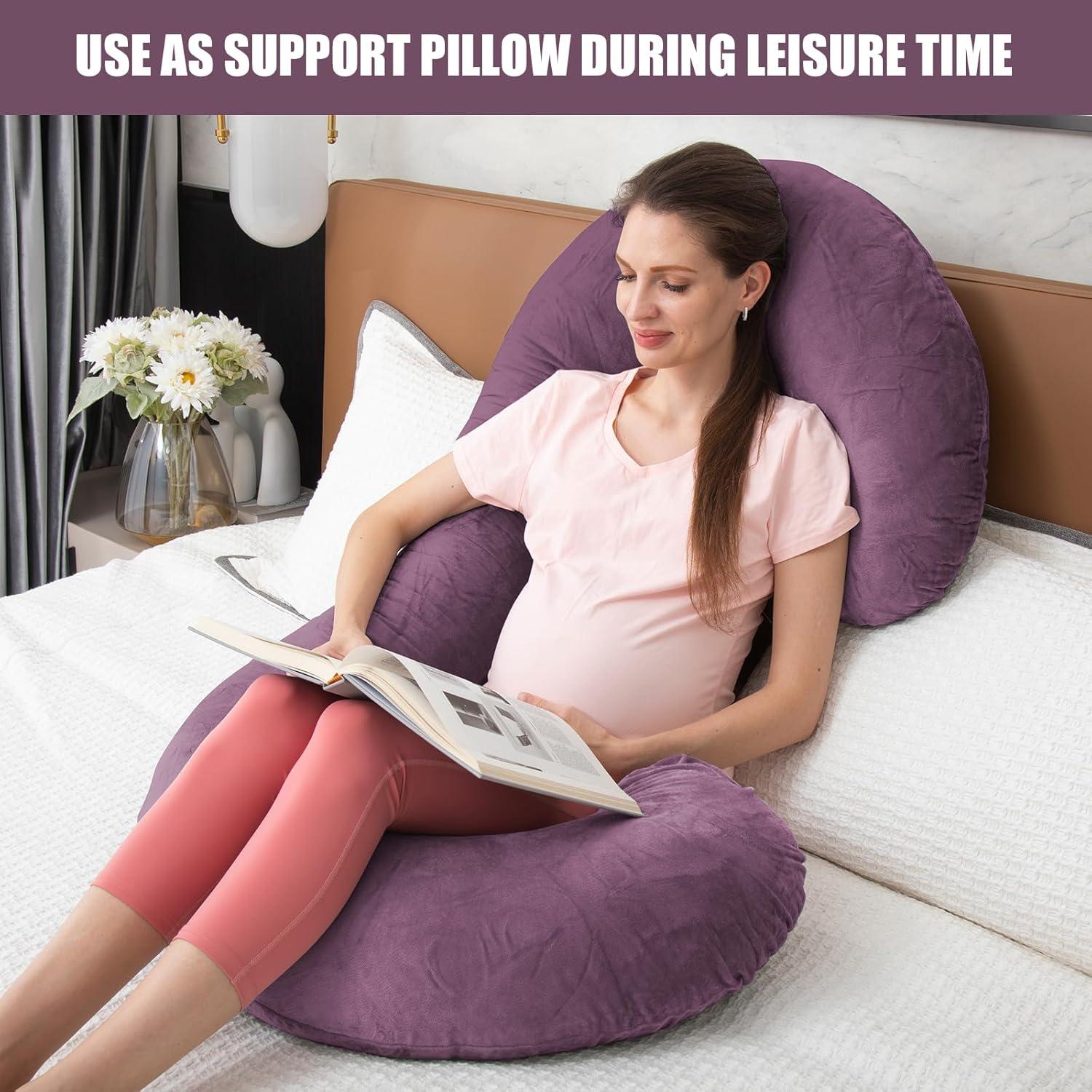 Almohada de Embarazo 1 Middle One C Corporal 145x76 cm Púrpura