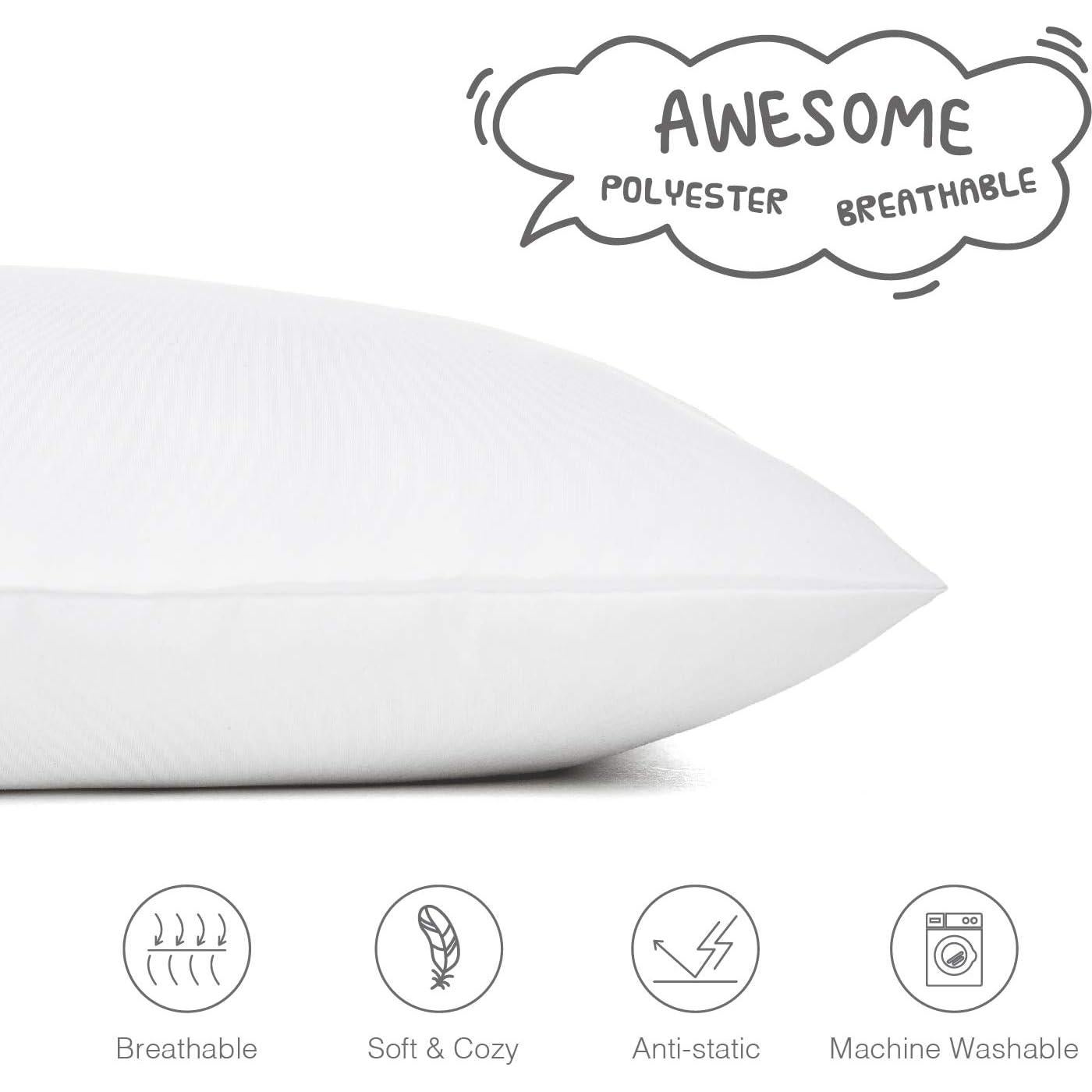 Funda de Almohada para Niños EXQ Home 33x46 cm Juego de 2