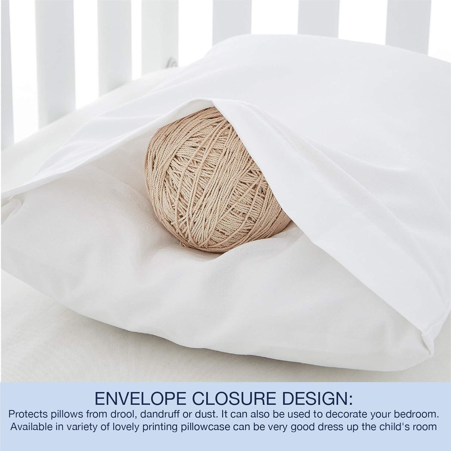 Funda de Almohada para Niños EXQ Home 33x46 cm Juego de 2