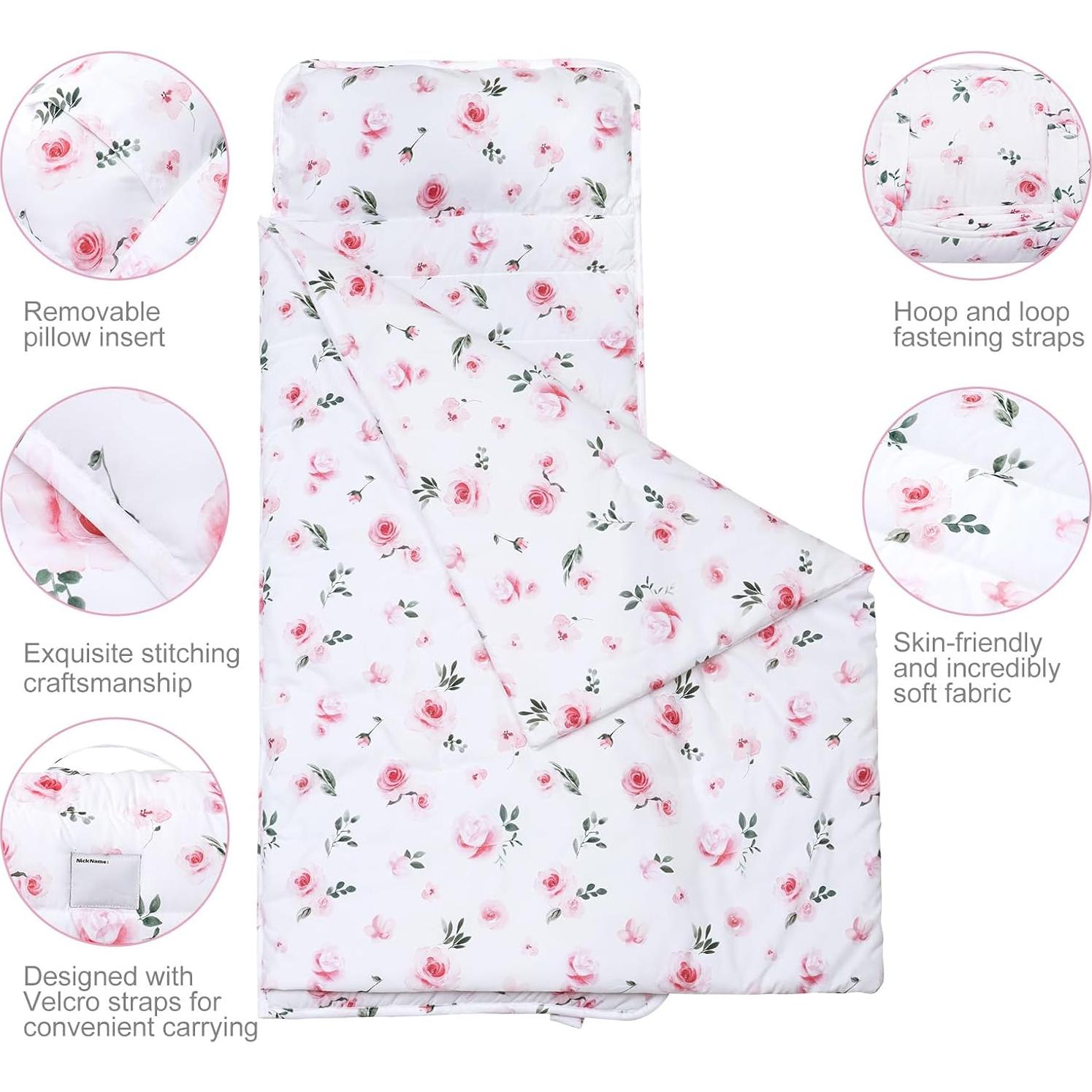 Estera para Siesta David's Kids Floral 127x51cm con Almohada