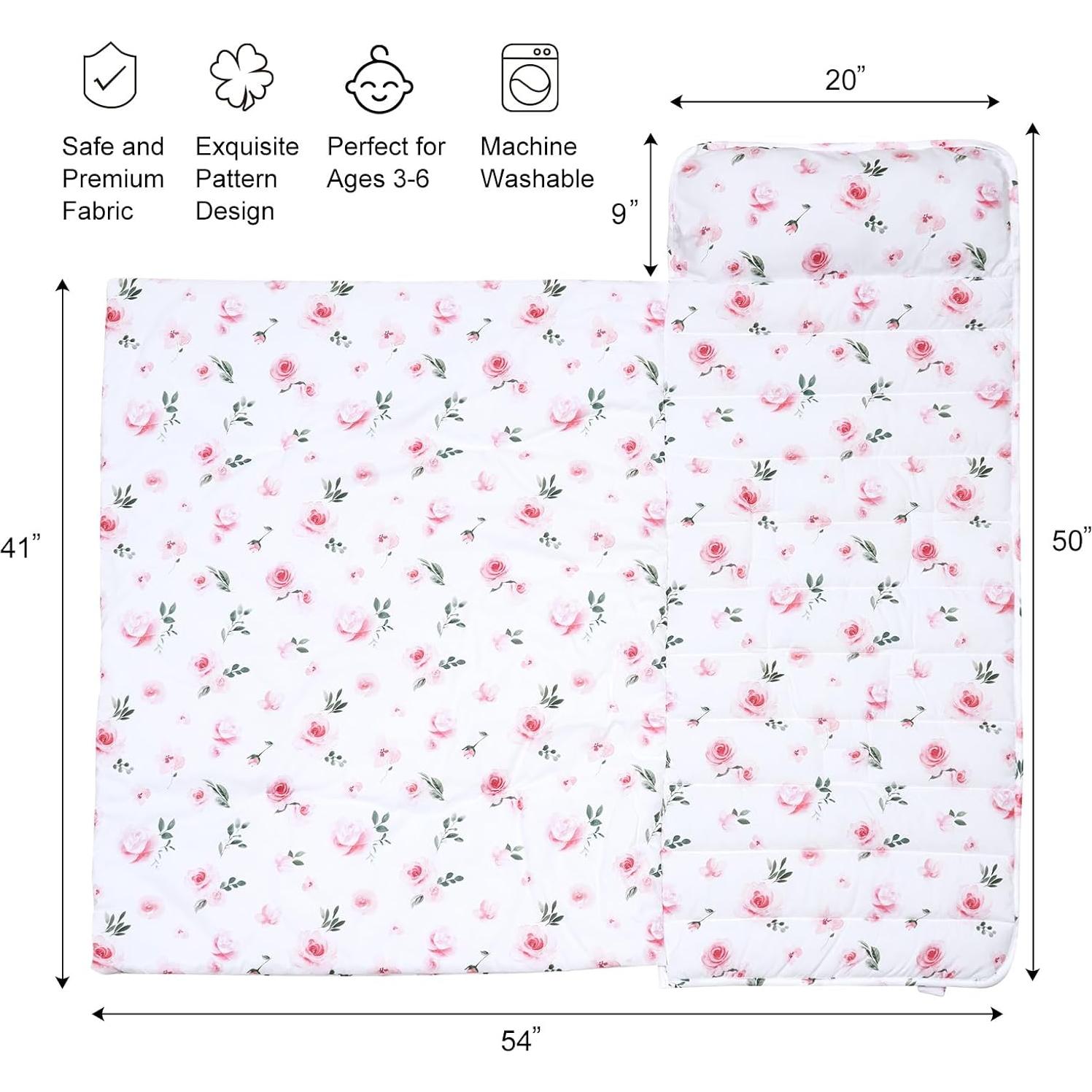 Estera para Siesta David's Kids Floral 127x51cm con Almohada