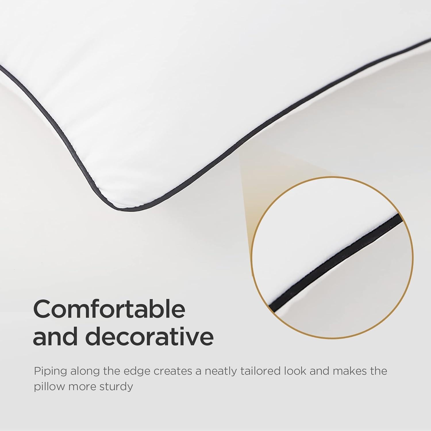 Almohadas Enfriadoras Acanva Rey 4 Piezas Microfibra Transpirable