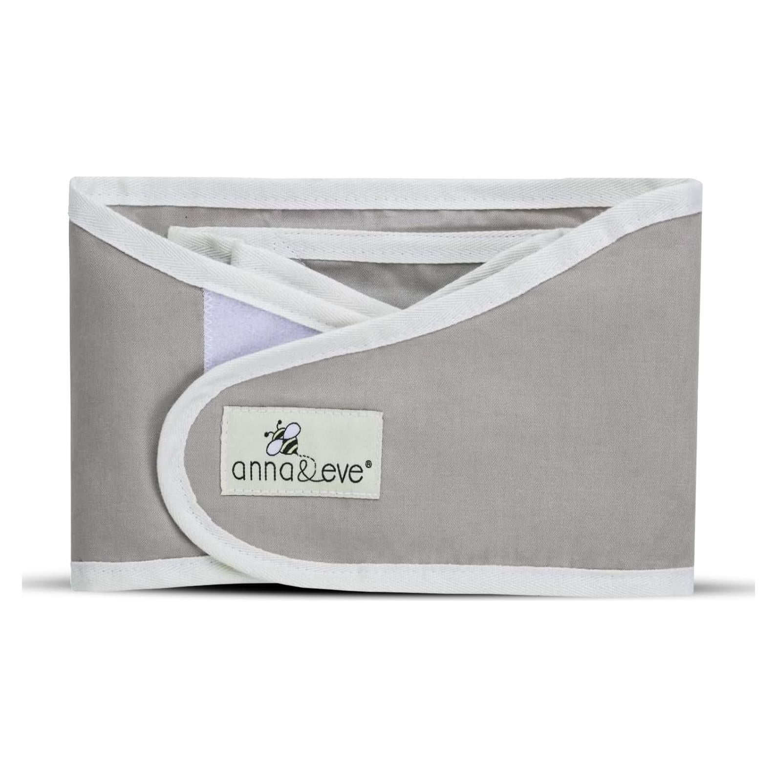 Faja de Envolver para Bebés Anna & Eve - Algodón 100% Gris