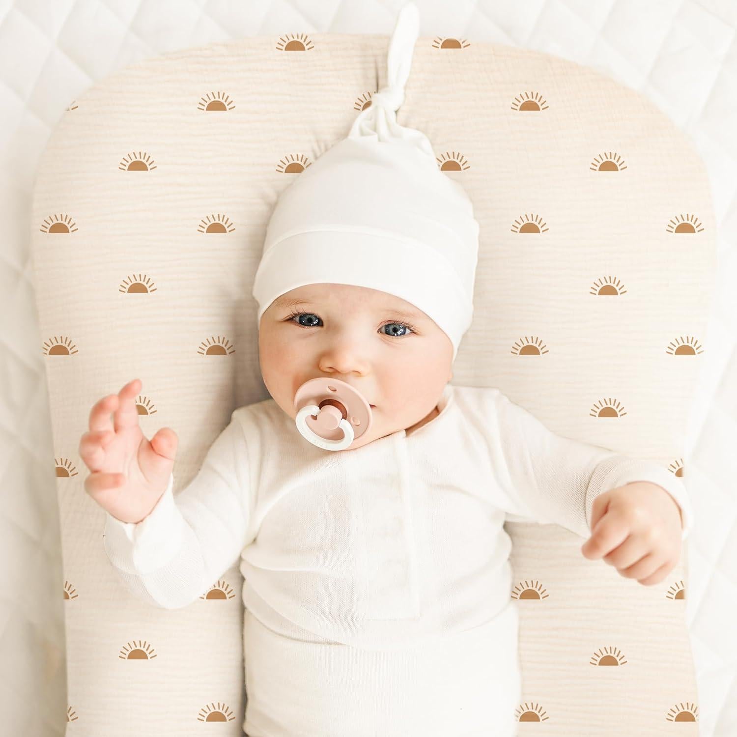 Cubierta de Lounger para Bebé Konssy 2 Pack 100% Algodón Muselina