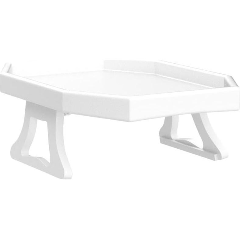 Mesa de Clip para Sofá Xchouxer, Bandeja Reposabrazos Blanca