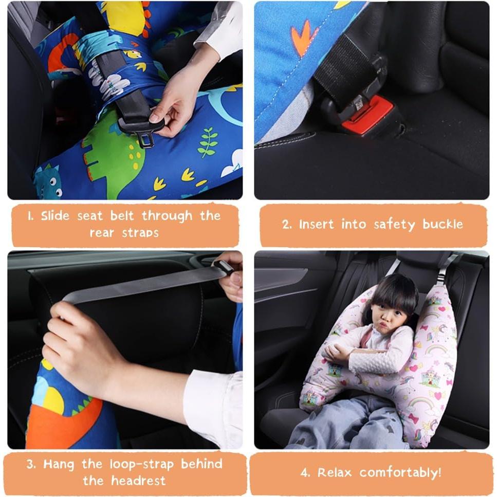 Almohada de Viaje para Niños Unicornio - Soporte Cuello 0.68 kg