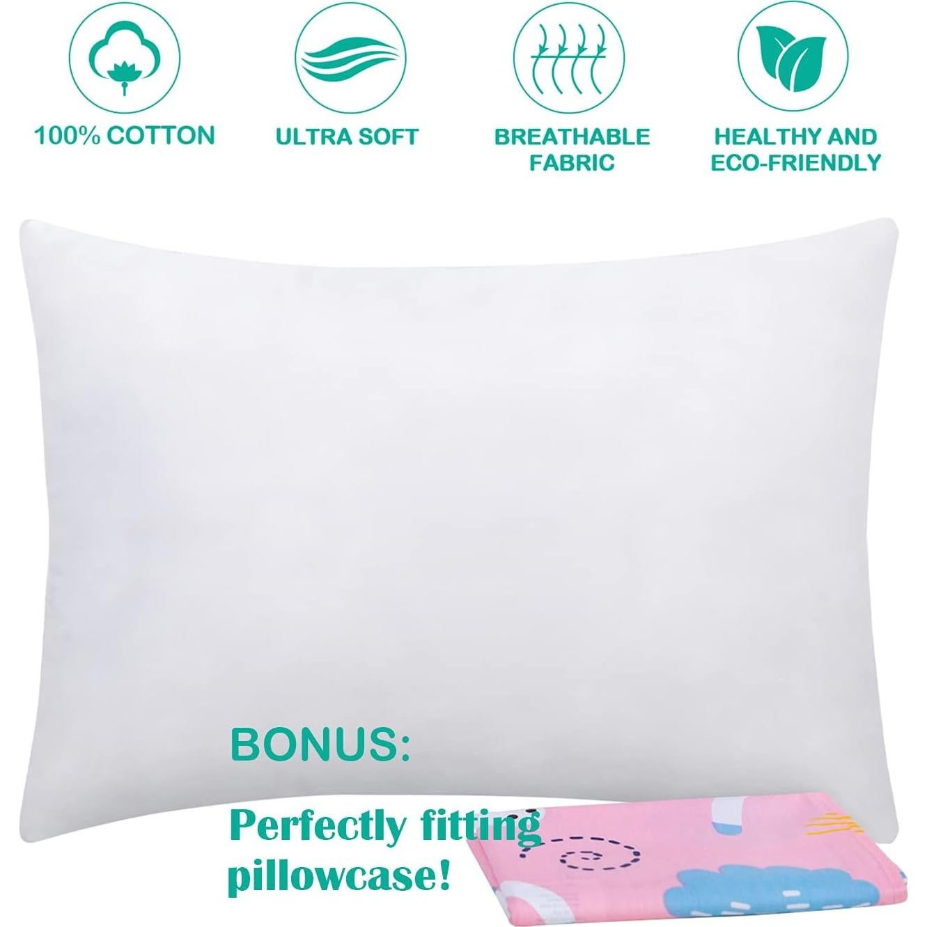 Juego de Almohadas para Niños Cottonblue Unicornio Rosa 35x48 cm