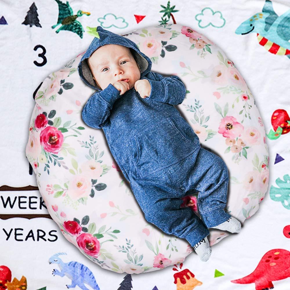 Funda de Cojín para Lounger Bebé Floral TIANNUOFA Ajuste Universal