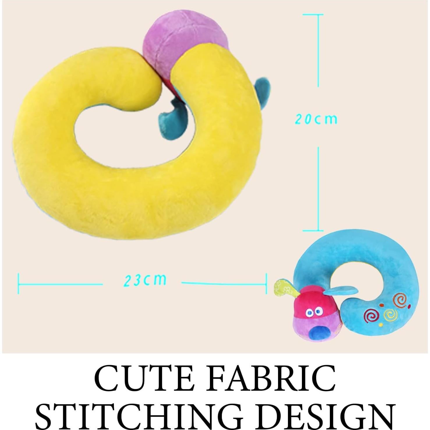 Almohada de Cuello para Niños Qianliyer Azul - Viaje Cómoda