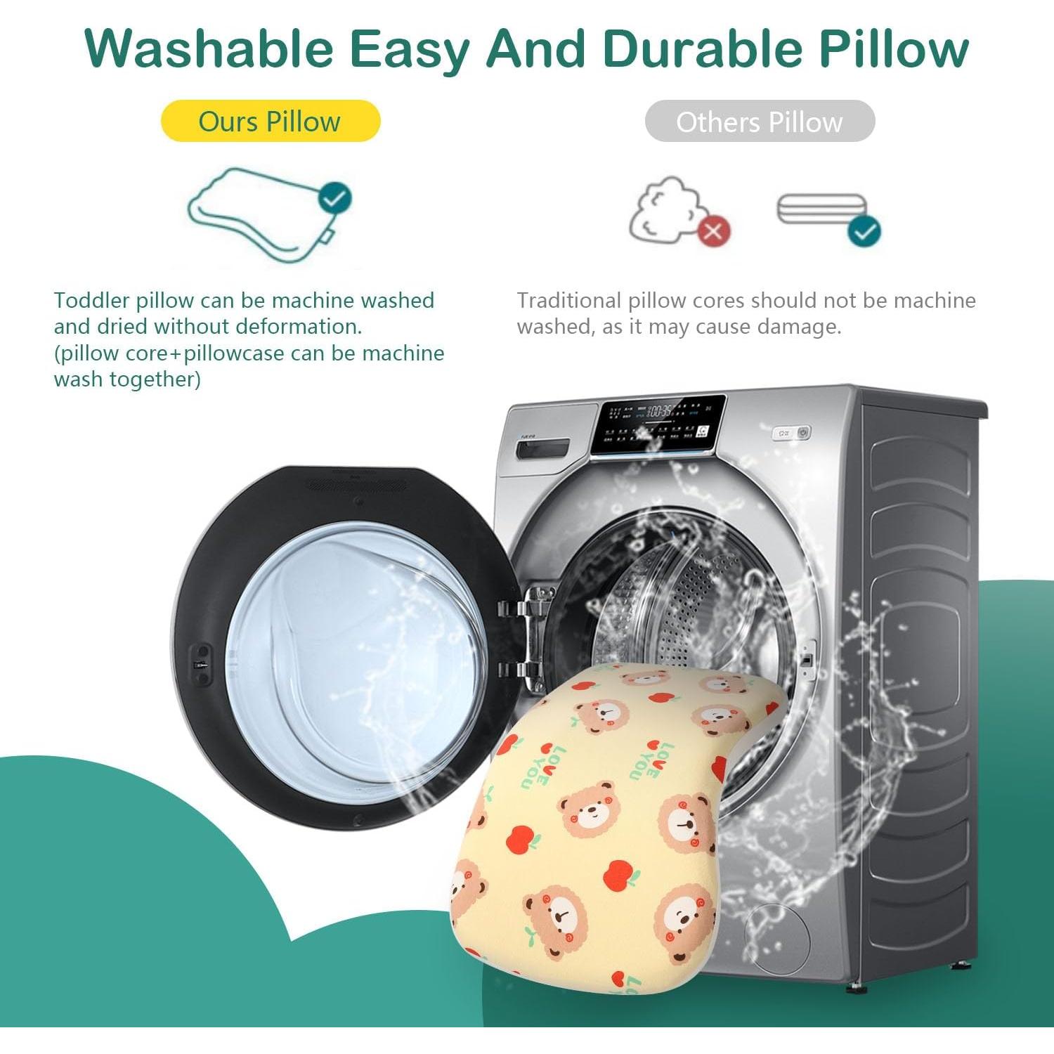 Almohada Suave para Niños Caudeer Oso Acurrucador 36.8x21.3cm