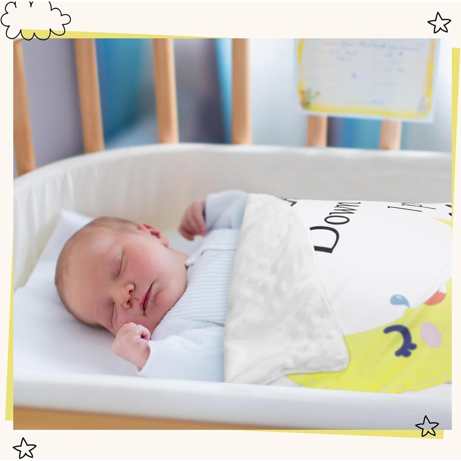 Manta de Bautizo Peryiter 76x102 cm con Versículo Bíblico