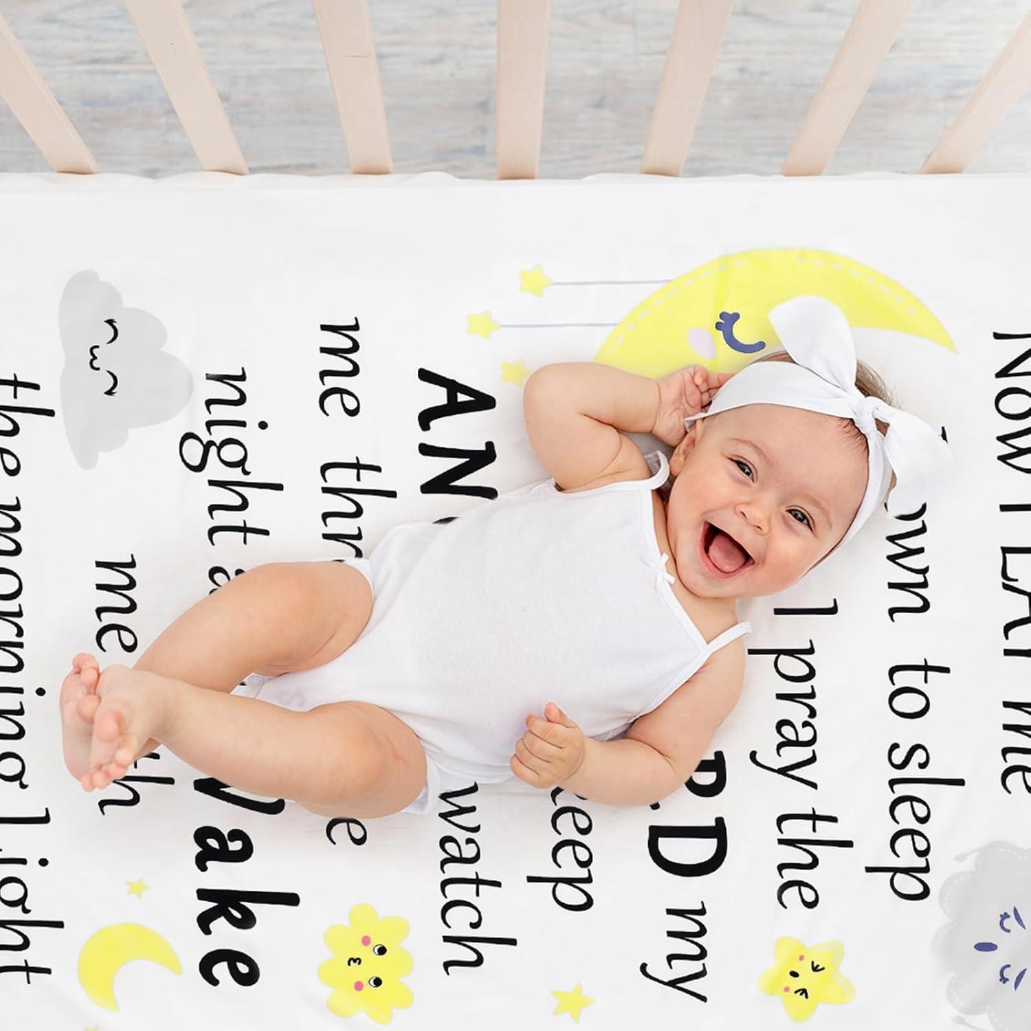 Manta de Bautizo Peryiter 76x102 cm con Versículo Bíblico