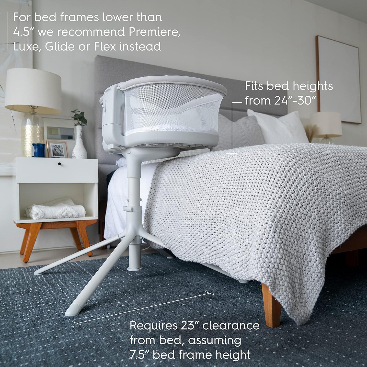 Cuna Giratoria HALO BassiNest 3.0 - Altura Ajustable y Malla Transpirable